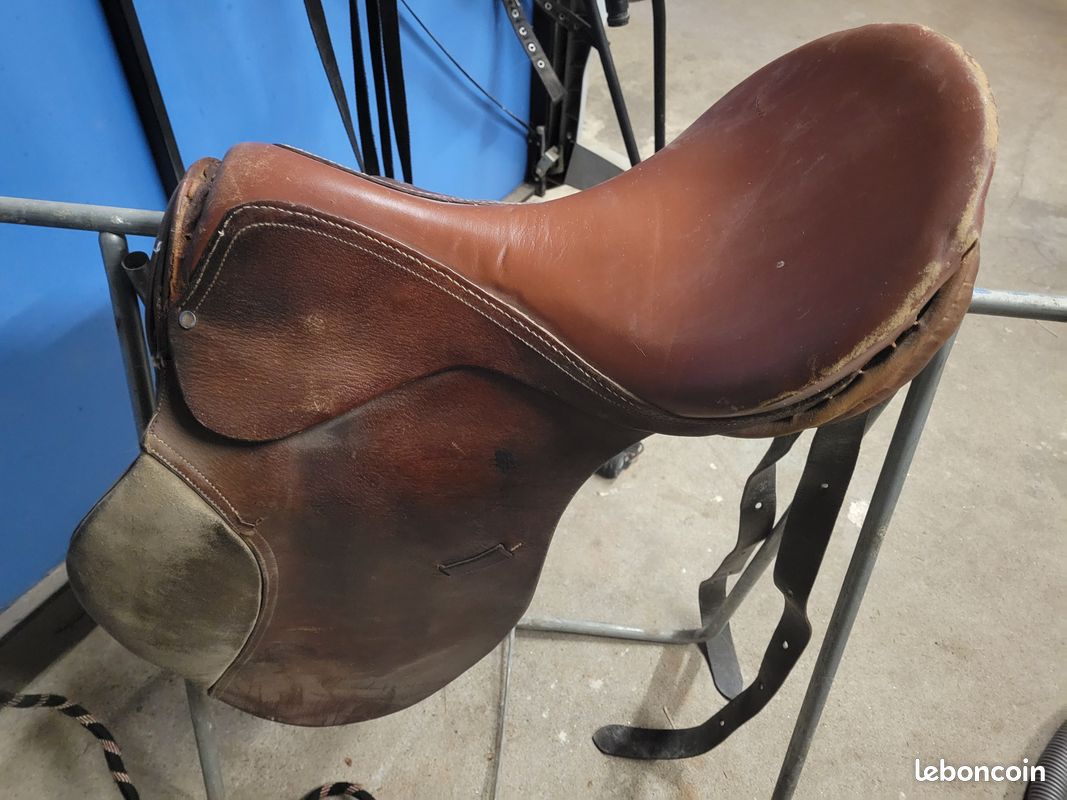 Lot De 4 Cordes De Selle Western En Cuir Fait Main - 1/2 X 24, Avec Boutons, Neuf USA
