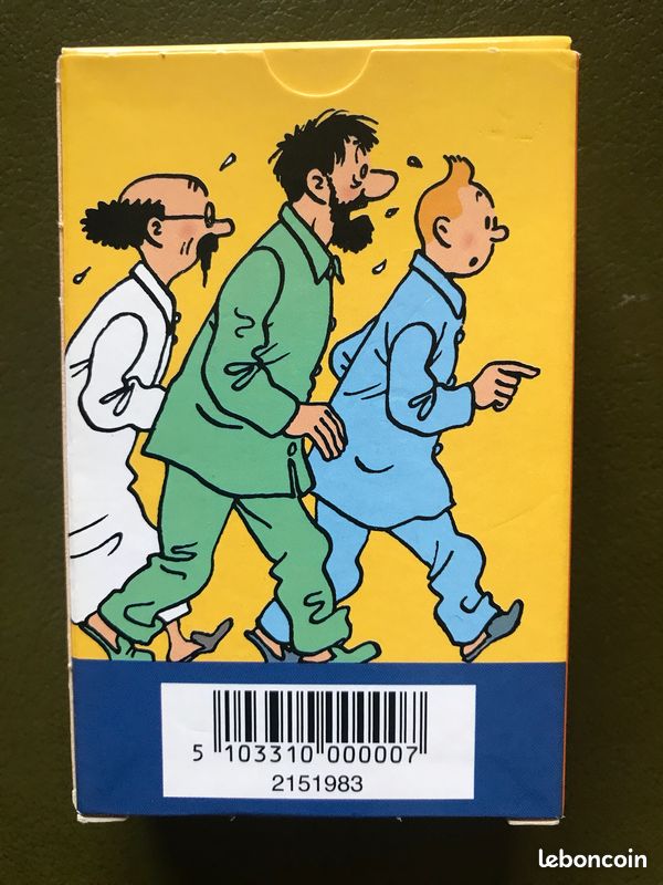 Cartes à jouer la Famille de Tintin (image 1)