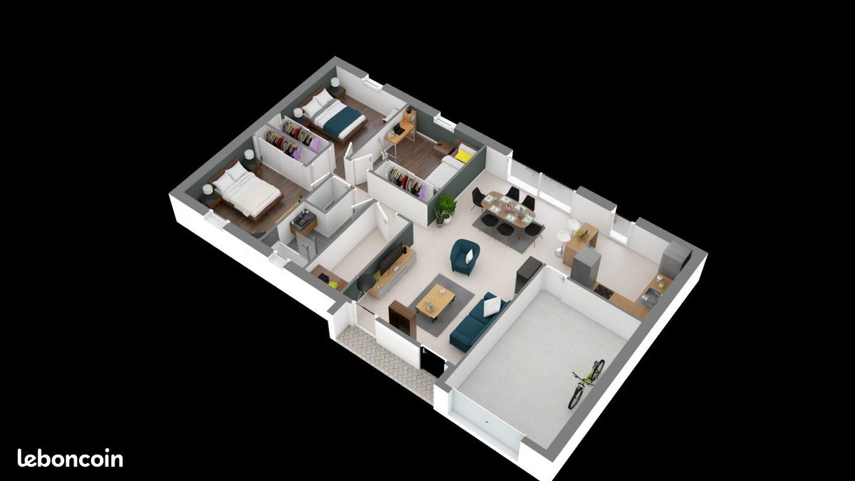 Maison 4 pièces 89 m² - Saint-Jean-de-Marsacq 40230 (image 3)