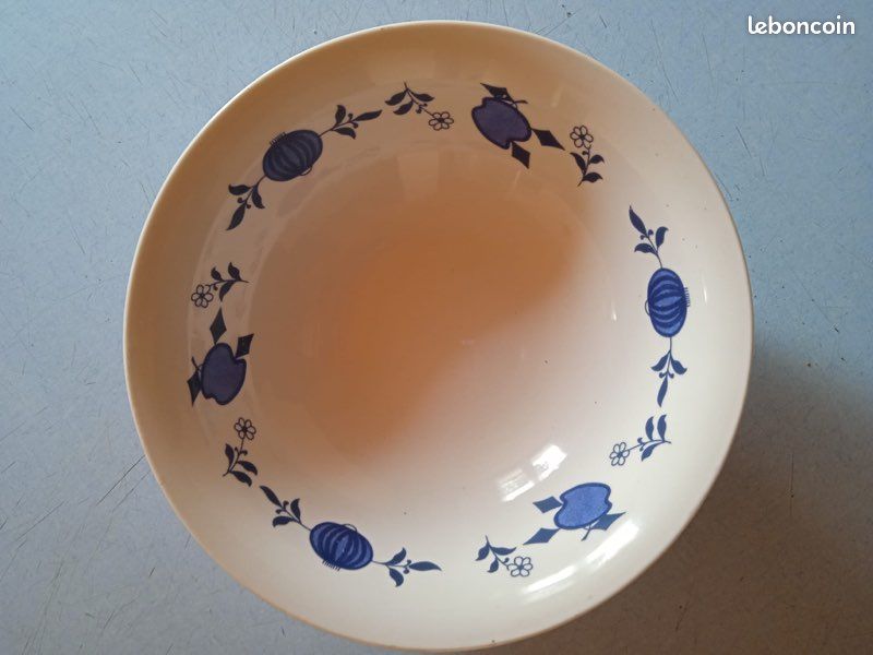 Compotier et 6 Petits bols, coupelles en porcelaine (image 2)