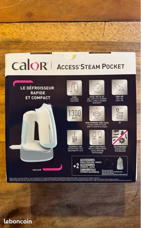 Défroisseur Calor Acces’ Steam Pocket Neuf (image 2)