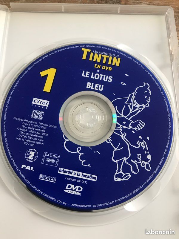 Tintin en dvd le lotus bleu collection (image 3)