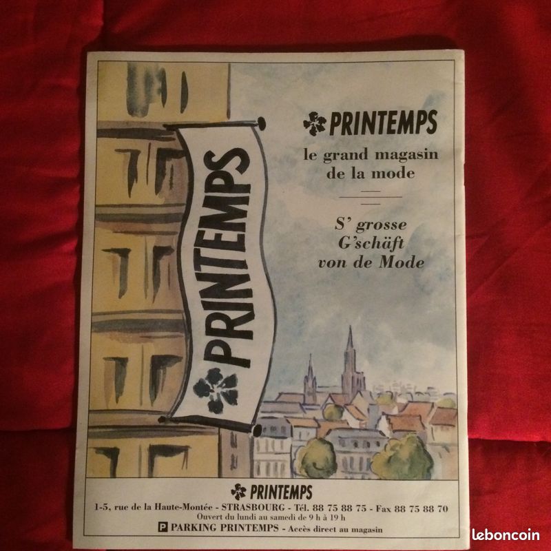 Plaquette théâtre alsacien 1995 Collection