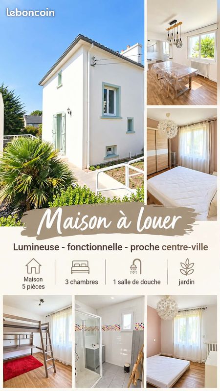 Maison 5 pièces 78 m² · à Carhaix-Plouguer · 78 m² · 780 €/mois