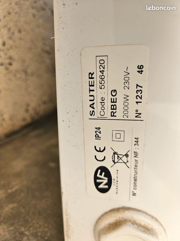 Radiateurs inertie seche sauter (image 3)