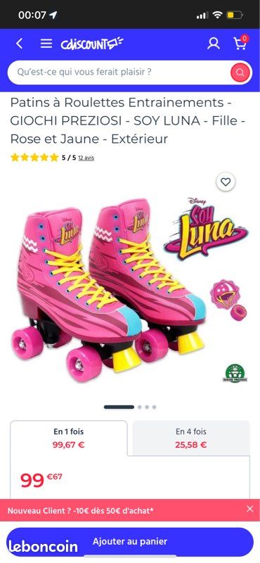 Patin à roulette soy Luna Sport Plein air