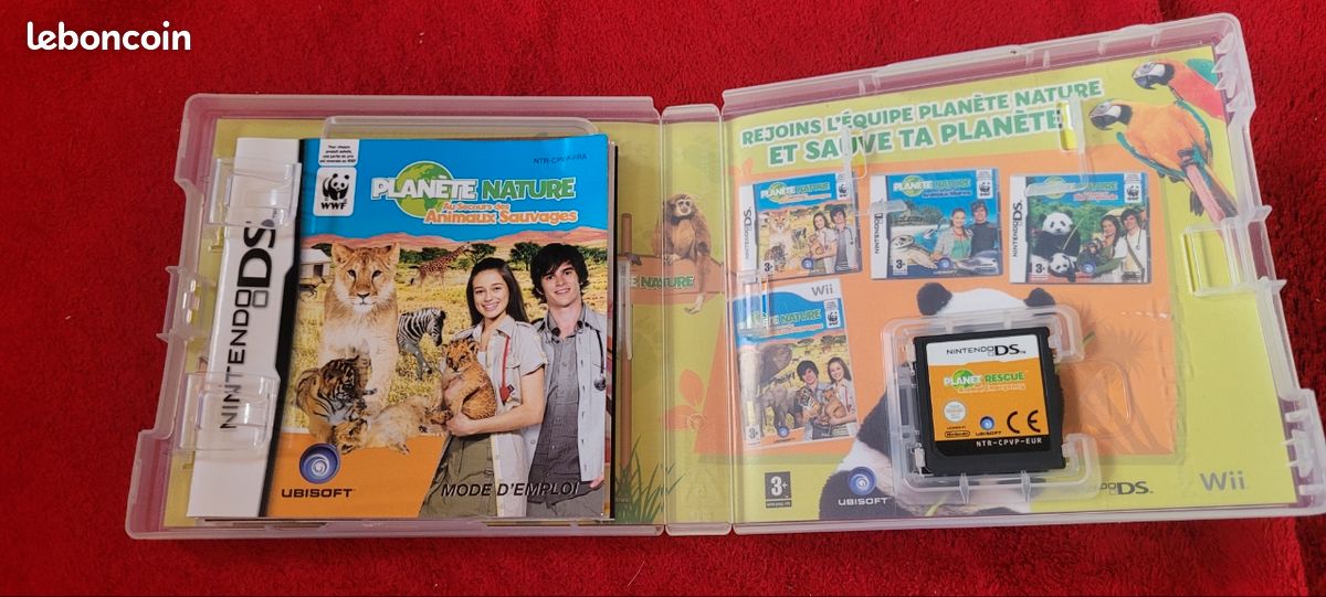 Jeu DS 'Planète Nature : Au Secours Des Animaux Sauvages' - Complet - État Comme Neuf