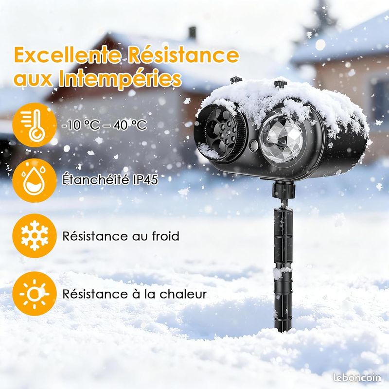 Projecteur Noel Exterieur, 12 Diapositives Projecteur Noel Avec Télécommande Et Fonction De Minuterie,Adapté Pour Jour De Thanksgi - Maison