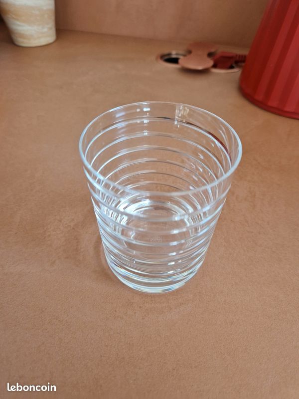 Verre à Whisky Baccarat Cristal Lourd - Coupe Diamantée - Modèle Rare Et Ancien