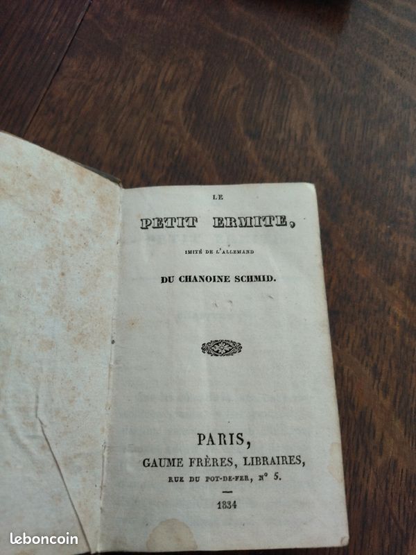 Le petit ermite imité de l'allemand du chanoine Schmid (image 3)