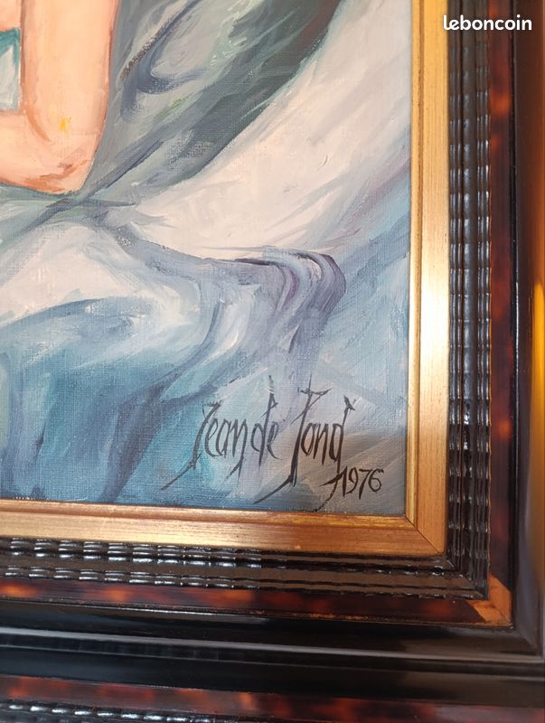 Tableau peintre Jean de Fond 1976 (image 2)