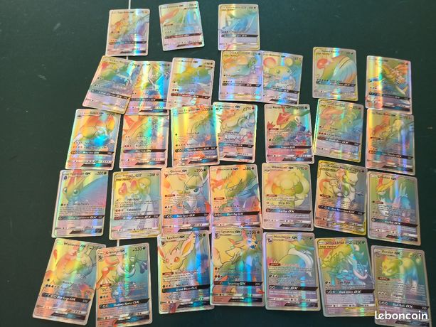 Carte pokemon arc en ciel - Jeux et jouets d'occasion - leboncoin