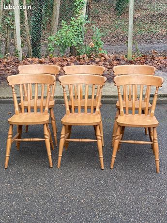 BROC & Co : chaises bistrot Baumann vintage, établissement baumann, chaises bois