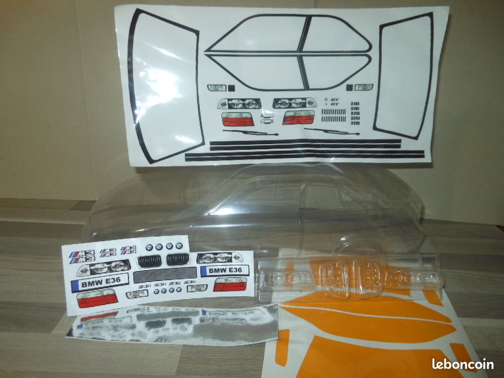 Rare carrosserie RC BMW M3 E36 Série 3 éch 1/10 modélisme (image 4)