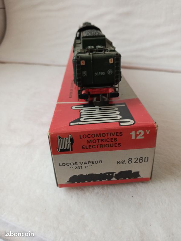 JOUEF 8260 LOCOMOTIVE Vapeur SCHNEIDER 241 P 7 SNCF Nevers Tender Train
