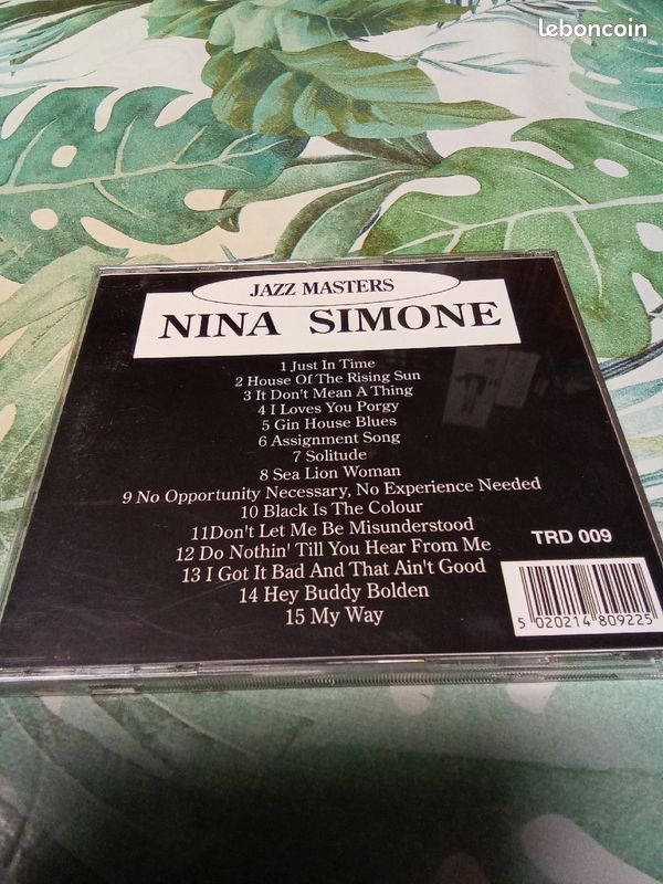 CD "Nina Simone, Jazz Masters", état neuf(1erAR) (image 2)