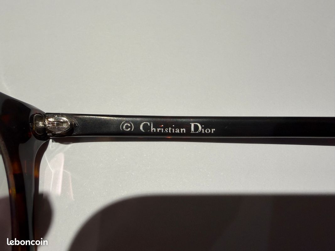 Véritables Monture lunettes Dior MONTAIGNE55 couleur écaille claire pour femme (image 2)