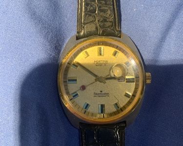 Montre Vintage MORTIMA SUPER 28 STARMASTER - Mécanique Manuelle - Années 1960 - Boîtier Acier Carré