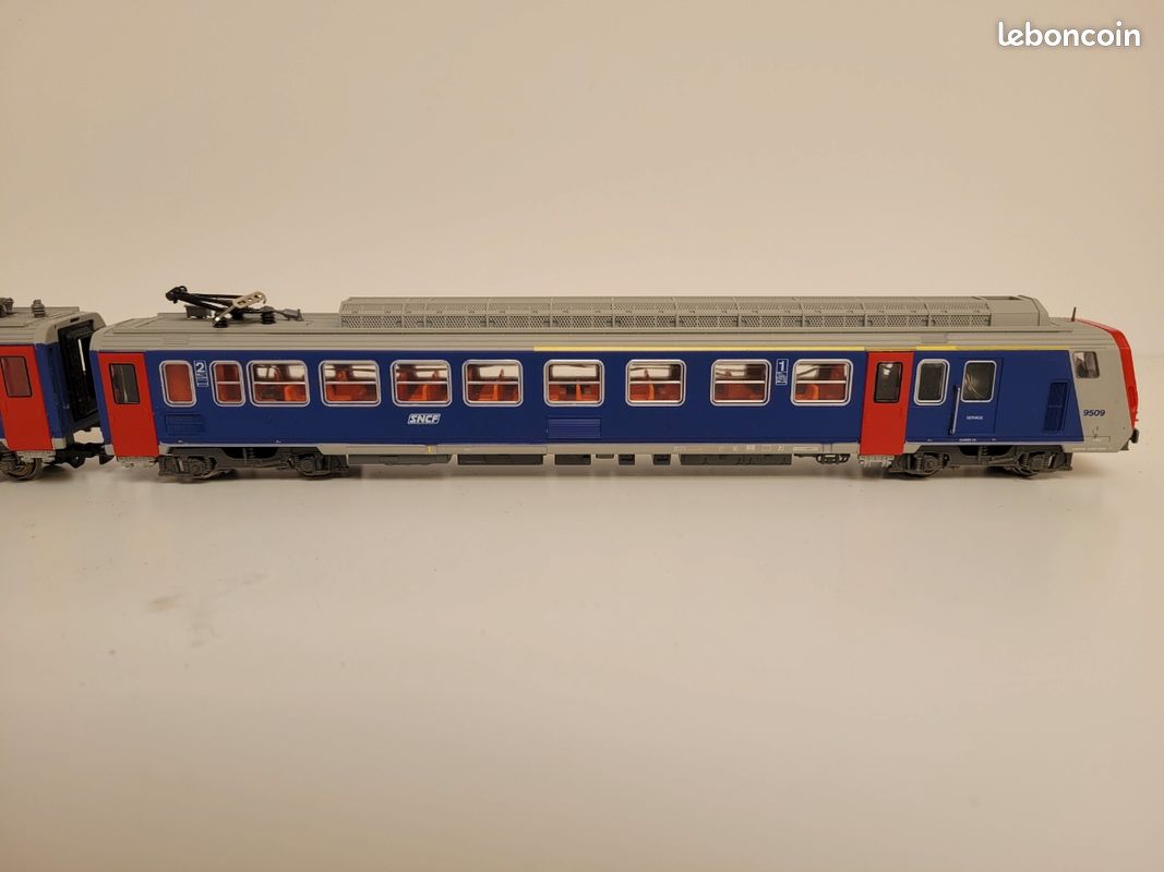 Train wagon N°8622 automotrice Z2 Jouef Ho (image 7)