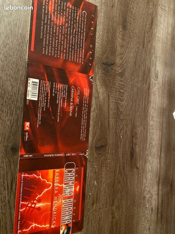 CD carmina burana Carl offre (image 3)