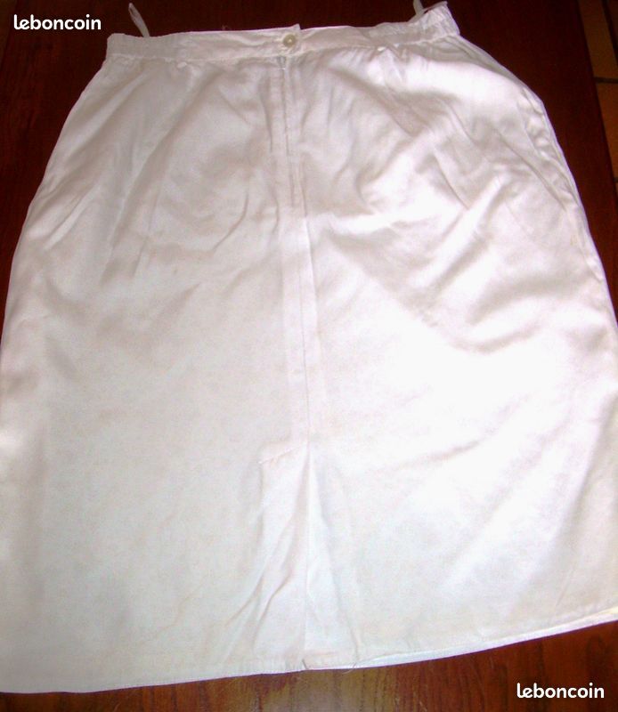 Jupe Taille 38/40 En Coton Doublée - Style évasé Avec Volants - Occasion Très Bon état
