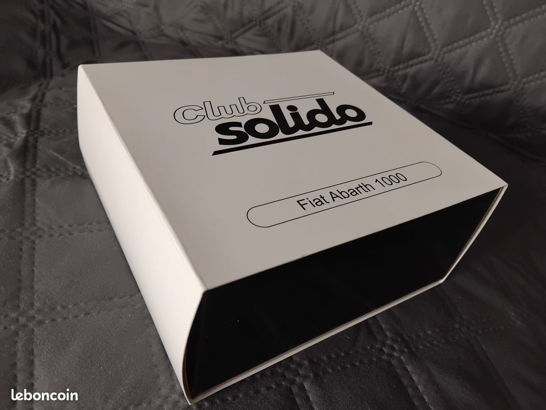SOLIDO 1/43ème N°113 FIAT ABARTH POUR LA Cie EUROPÉENNE DES