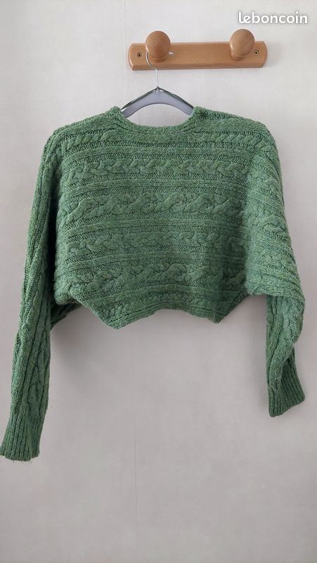 Sweat Zara Fille Vert Coton, Taille 13-14 Ans – Occasion Très Bon état