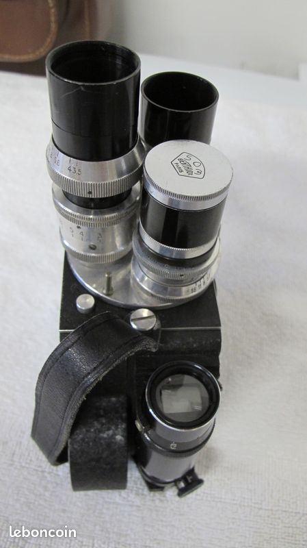 Caméra Collection Pierre Leveque LD8, Format Double 8, Année 1952, Fabrication Française