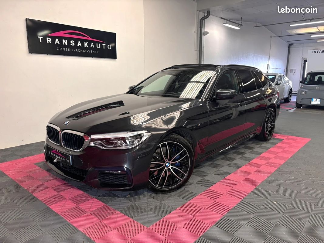 BMW 530d TOURING M SPORT XDRIVE 265 CH BVA8 – TOIT PANORAMIQUE - CAMÉRA 360° - GARANTIE (image 1)
