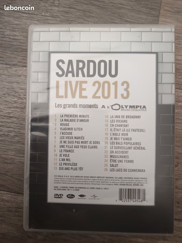 DVD musique chanteur divers (image 6)