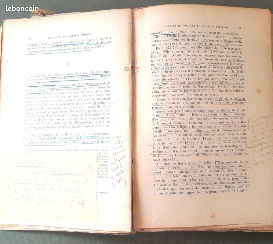GESTA MARTYRIUM romain 1900(voir listes) (image 2)
