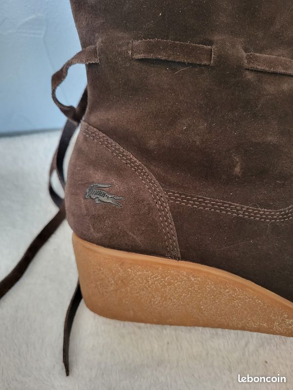 Bottes marron Lacoste - Pointure 37,5 (image 4)
