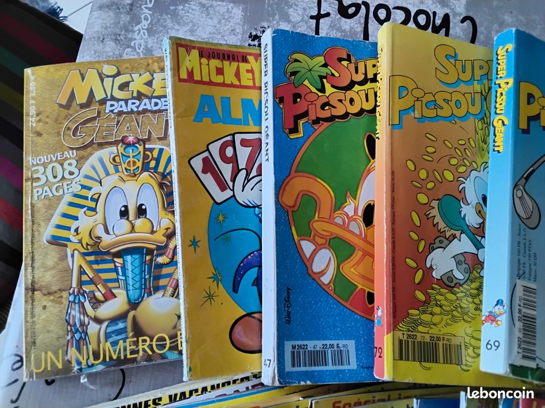 Revue et livres Mickey/picsou (image 3)