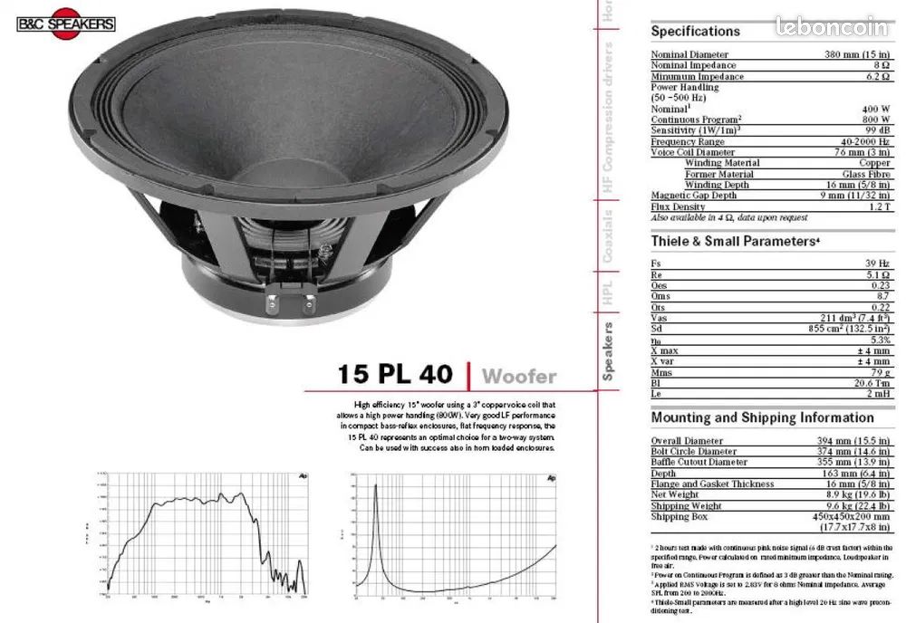 Enceinte Vintage University IB-8 à Corne 15w Avec Transformateur PB-1 – USA