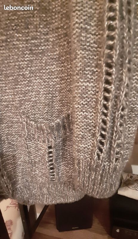 Gilet long one step gris très bon état (image 4)