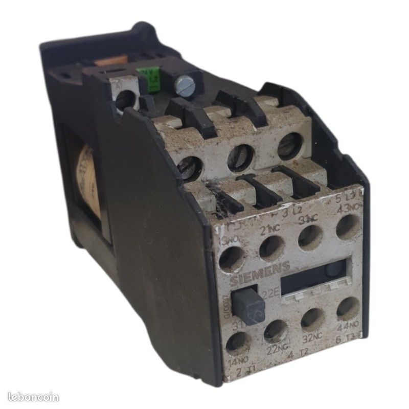 SIEMENS 3TF43 Contacteur de puissance + BOBINE 3TY4803 24V (image 1)