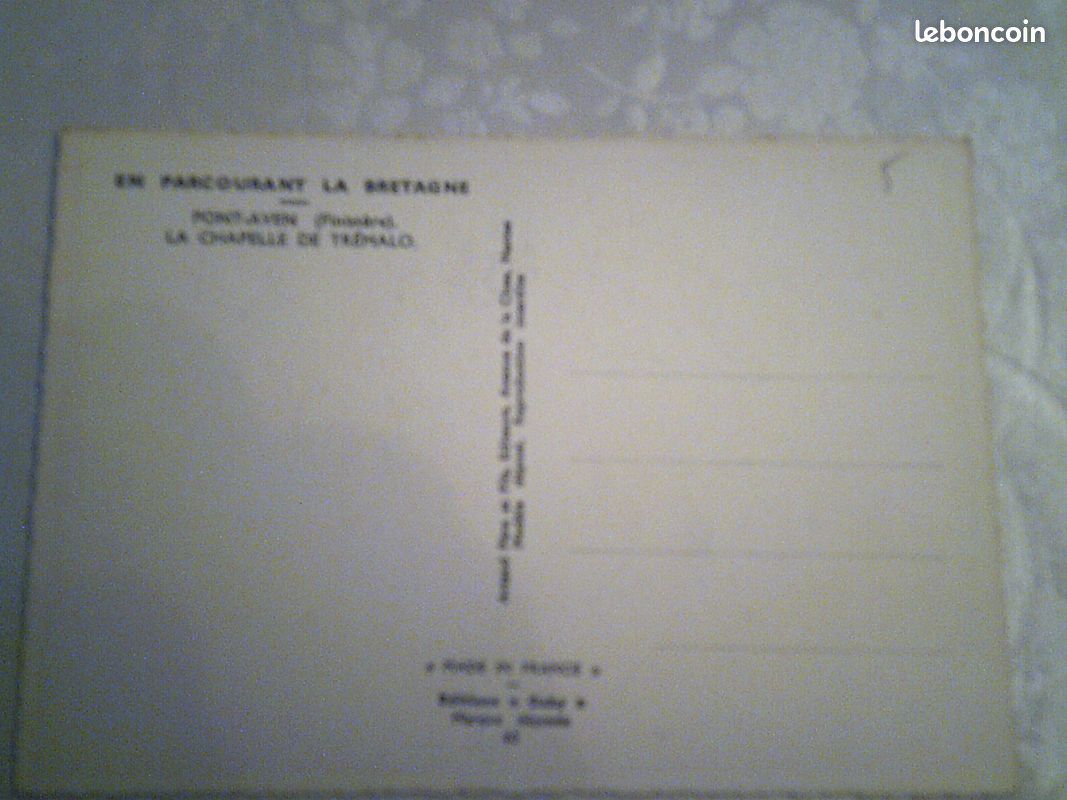 CPA en parcourant la bretagne éditions Gaby - Pont-Aven (image 6)