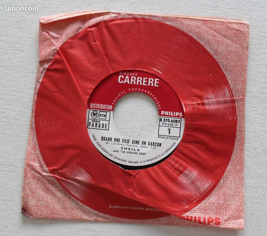 Sheila , quand une fille aime un garçon / Dalila , 45 tours promo juke box (image 1)