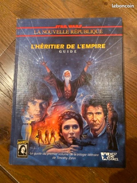 STAR WARS : L'HERITIER DE L'EMPIRE - jeu de role Descartes - livre NEUF (image 1)
