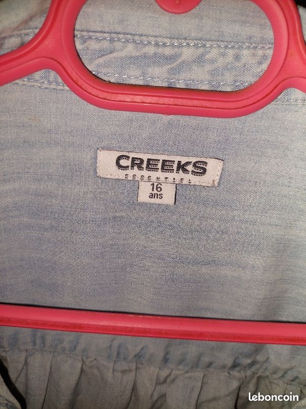 Chemise creeks 16 ans (image 2)