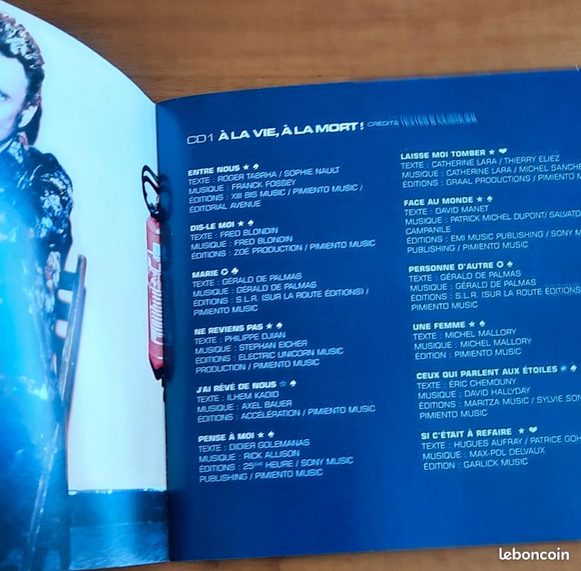 2 Cd johnny A la vie à la mort (image 9)