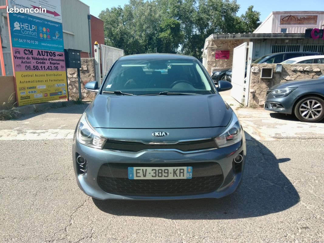 Kia rio IV 1.4 CRDI 90 CONNECT 3/18 208mkm 2°m/france carplay/tel /camera+radar ar/capt pluie+lum/regul/tel/ja15/clim auto/carnet entretien ok/chaine distrib/ (image 1)
