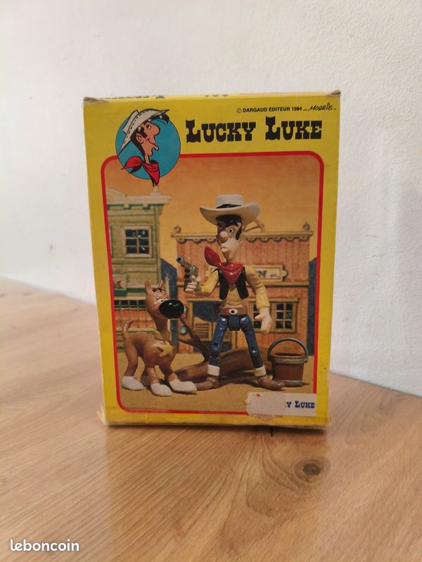 Figurines CEJI Lucky Luke Et Jolly Jumper - 1984 - Dargaud Morris
