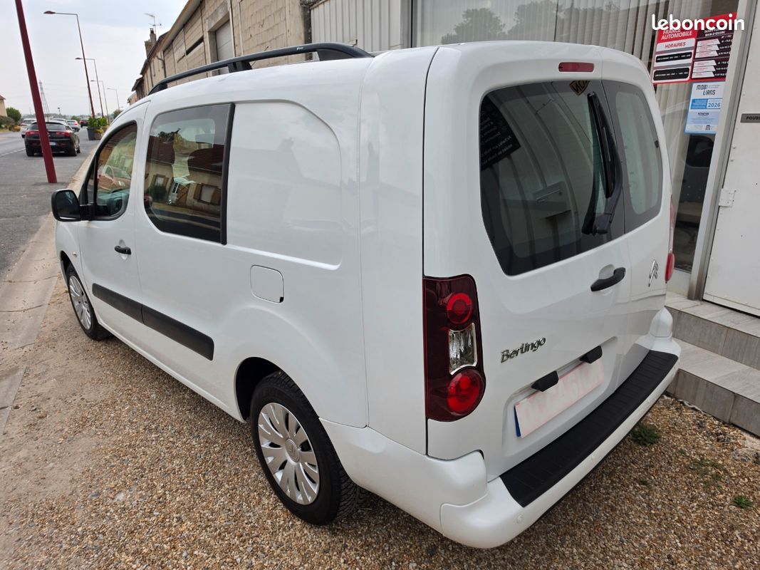 Citroën Berlingo Cabine Approfondie 5 places 1.6 Hdi 100 ch 31000 km année 02/2018 (image 3)