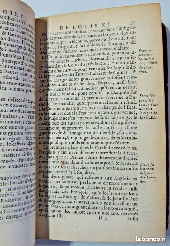 1683. Varillas. La minorité de Saint Louis & histoires de Louis XI & Henry II (image 7)