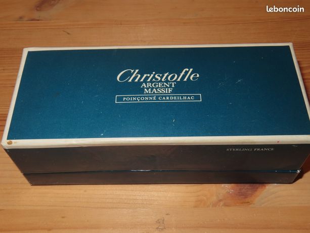 4 Anciennes Salières Christofle en Argent & Verre - Vintage French Finds