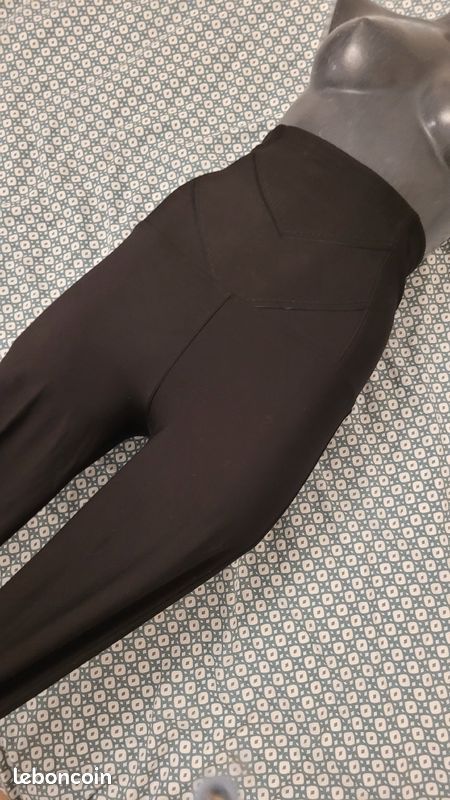 Leggins noir taille très haute (image 1)