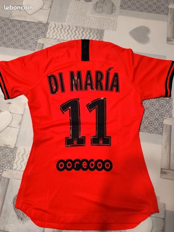 Flocage Officiel PSG 2019/2020 Di Maria - Domicile/Fourth - Monblason