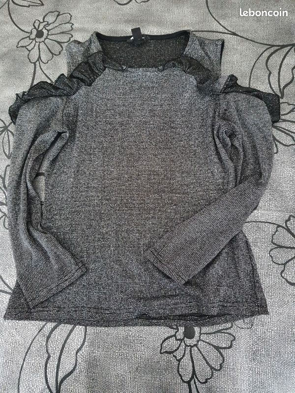 Lot 5 tee shirts paillettes (image 6)
