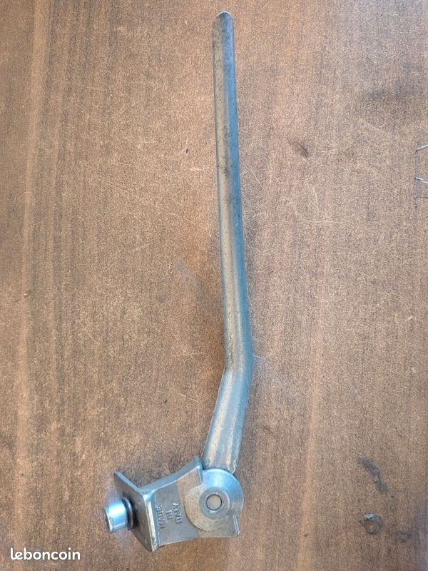 Béquille Latérale De Vélo Vintage En Aluminium - Fabriquée En Italie - Bon état